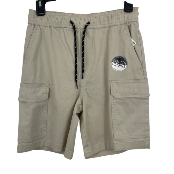 Edgar & Ash Beige Cargo Shorts Cotton Blend Men's Size XS 26x7 - Picture 1 of 11